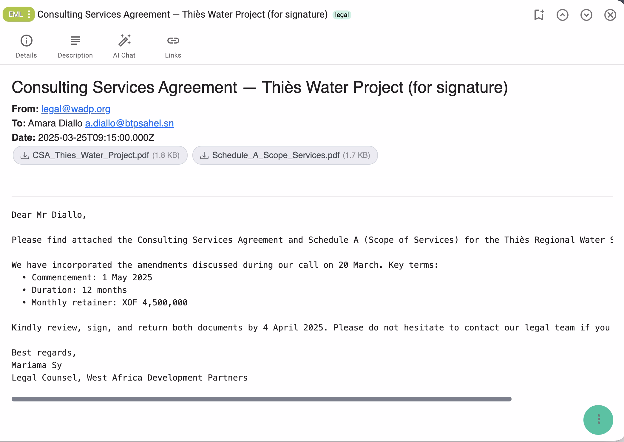 Screenshot of the MHTML viewer extension