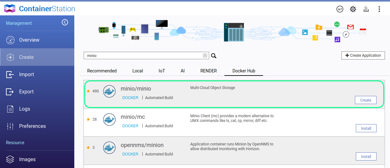 MinIO&#39;s console login