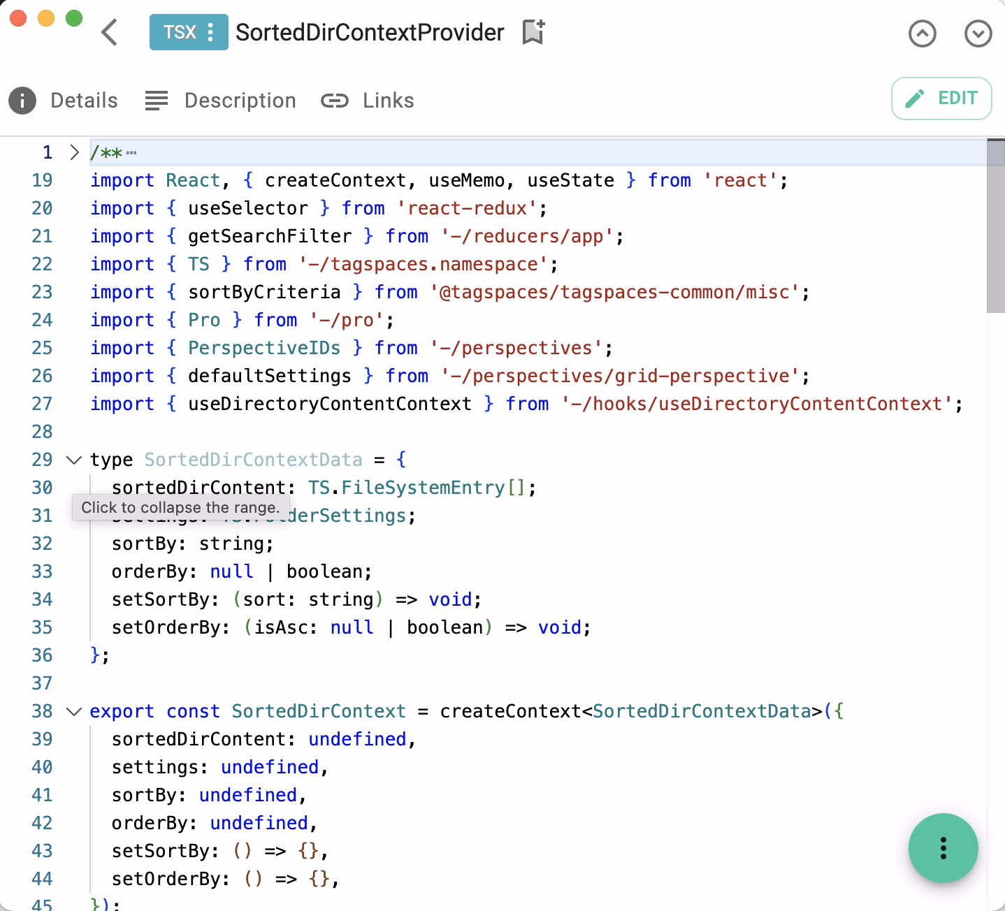Code highlighting with the text editor