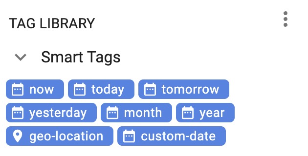 Smart Tags - Tag Group